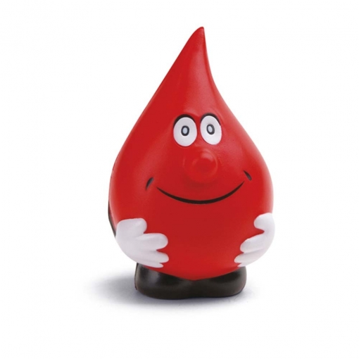 Anti-stress em Formato Gota - Vermelho-MB98059