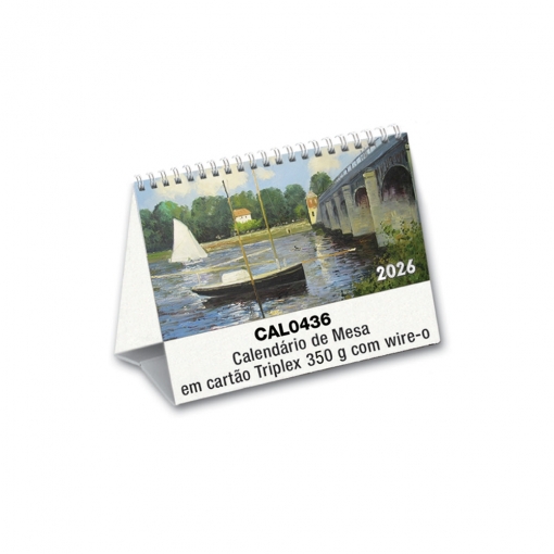 CALENDÁRIO TRIPLEX - C/ WIRE-O-MB02491
