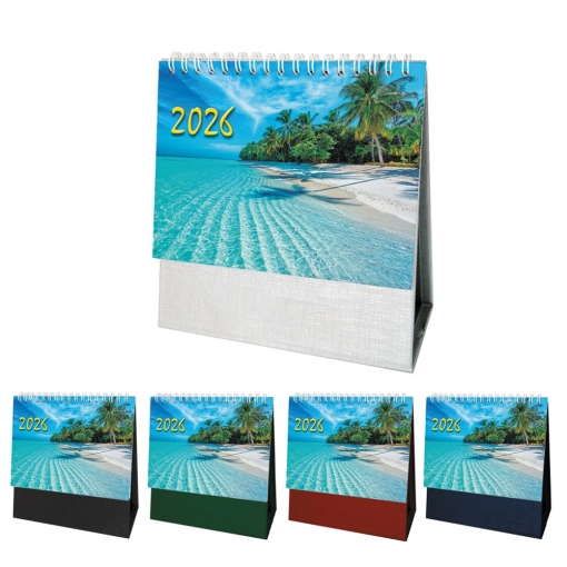 CALENDÁRIO EM PERCALUX LINHO C/ WIRE-O-MB02496