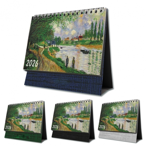 CALENDÁRIO EM PERCALUX LINHO C/ WIRE-O-MB02501